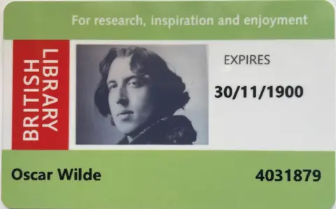 Oscar Wilde's library card reissued 130 years after being revoked over gay conviction